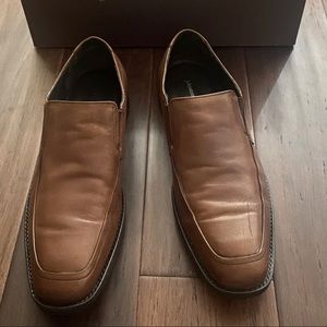 Johnston & Murphy Men’s Shoes Tan Size-8 M Leather Dress Shoes 59-11702.
